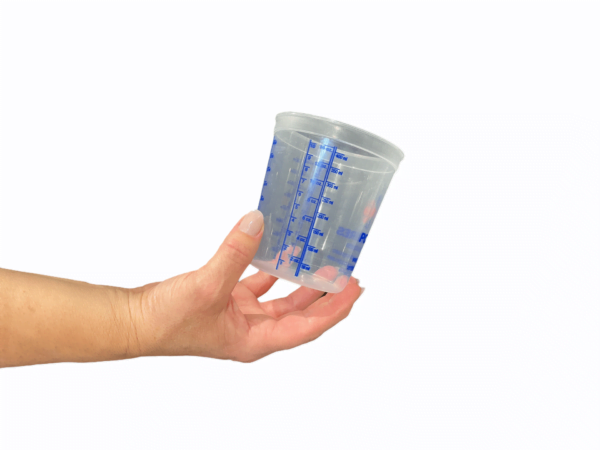 2 Silicone Cups For Resin Measuring Cup 250 / 500ml Precise Scale