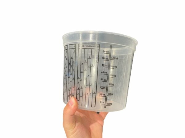 Ultra Clear Silicone Disposable Measuring Cups 250ML Reusable