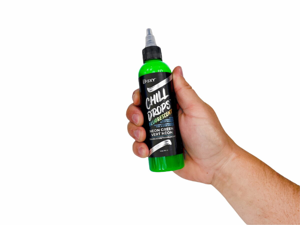 Fluorescent Green Liquid pigment for epoxy resin