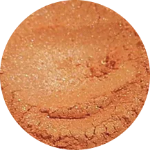 Orange Metallic Mica Pigment Powder