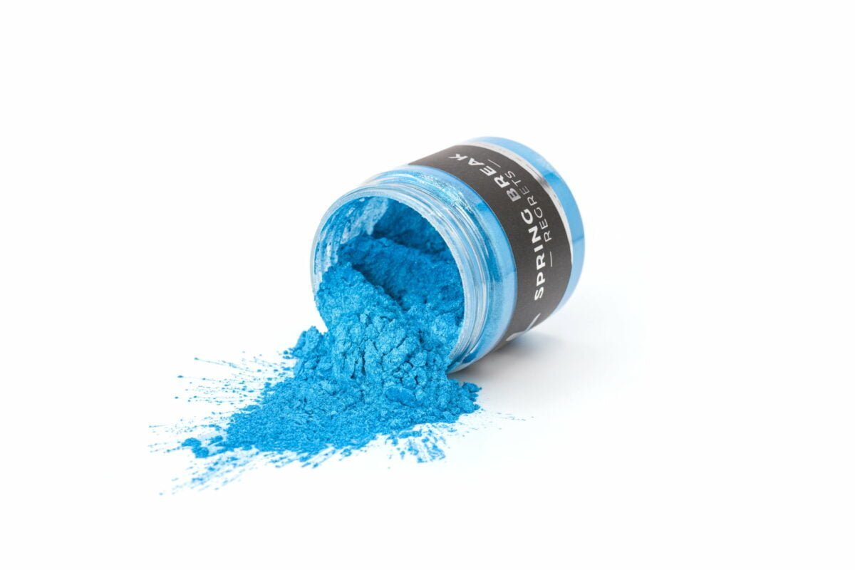 Sky Blue Metallic Mica Pigment Powder Chill epoxy