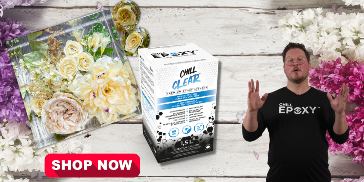 Epoxy Resin Flower Preservation Blocks CHILL EPOXY