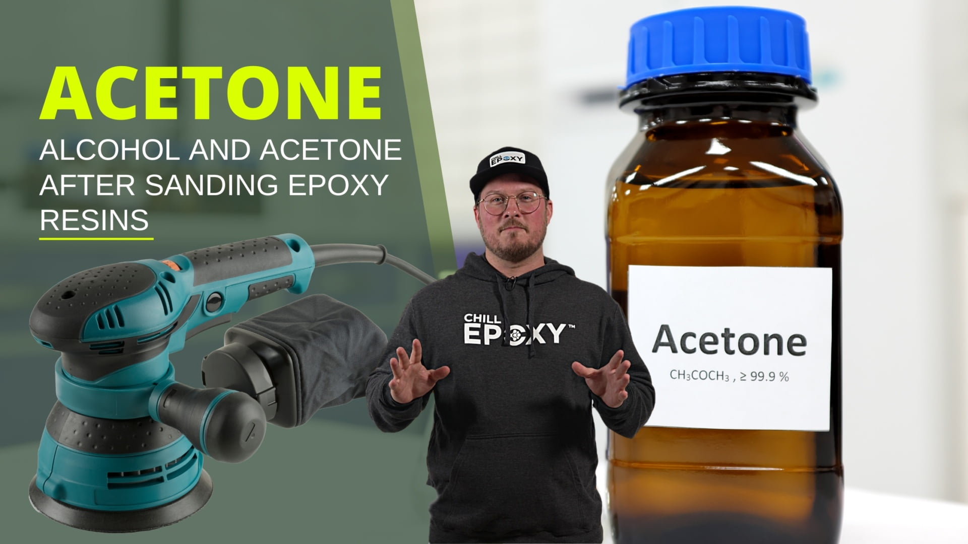 Alcohol and Acetone After Sanding Epoxy Resins